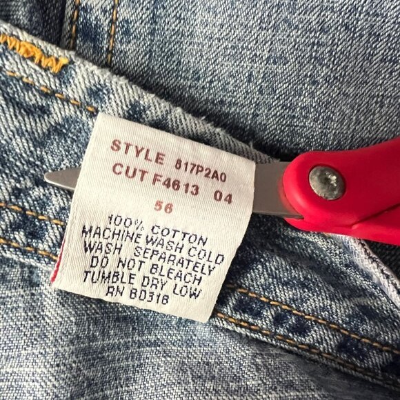 Vintage Lucky Brand Rancher Flare Size Womens 14/32 Distressed Jeans NWT - Picture 3 of 12